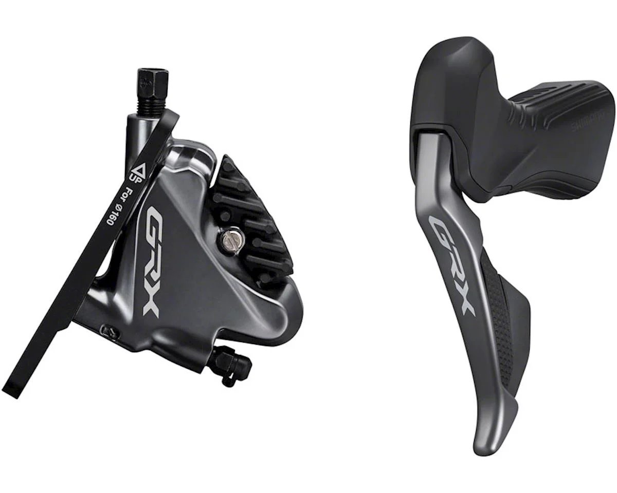 Shimano GRX Di2 ST-RX815 Hydraulic Disc Brake/Shift Lever Kit (Black) (Left) (Flat Mount) (2x) (Caliper Included) (El...